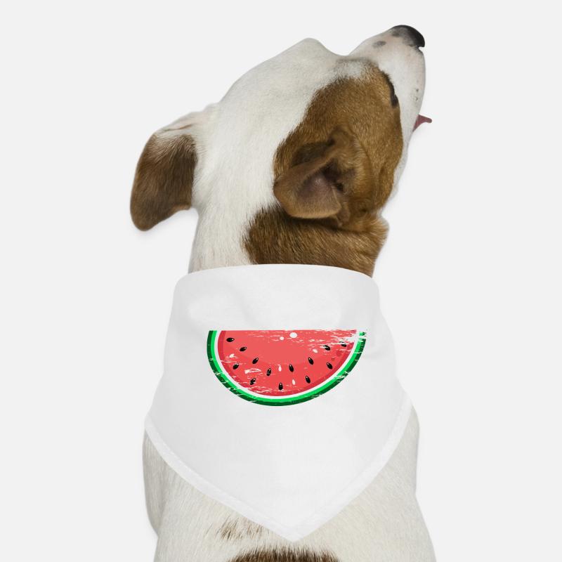 Tranche de conception de pastèque utilisée Bandana pour chien