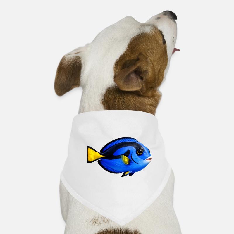 Doktorfisch bunt Meeresfisch Hunde-Bandana