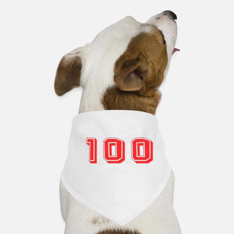 100 ANS. 100e ANNIVERSAIRE. ANNIVERSAIRE 100 ANS. Bandana pour chien