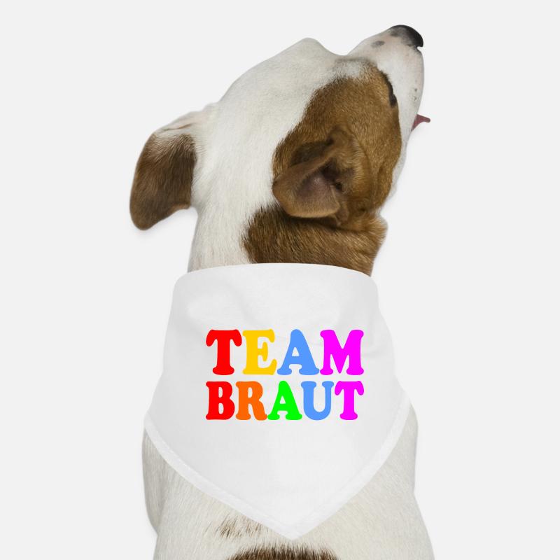 Team braut Hunde-Bandana