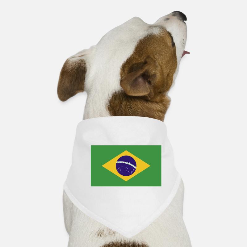 Brazil National Flag Dog Bandana