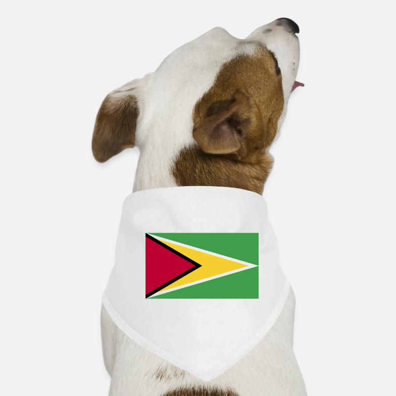 Guyana National Flag Dog Bandana