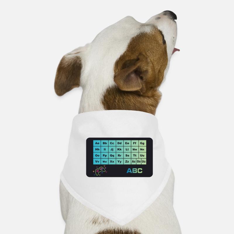 Game Controllers - ABC Alphabet Dog Bandana