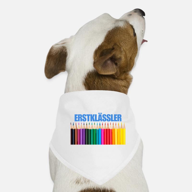 Erstklässler Buntstift Design Hunde-Bandana