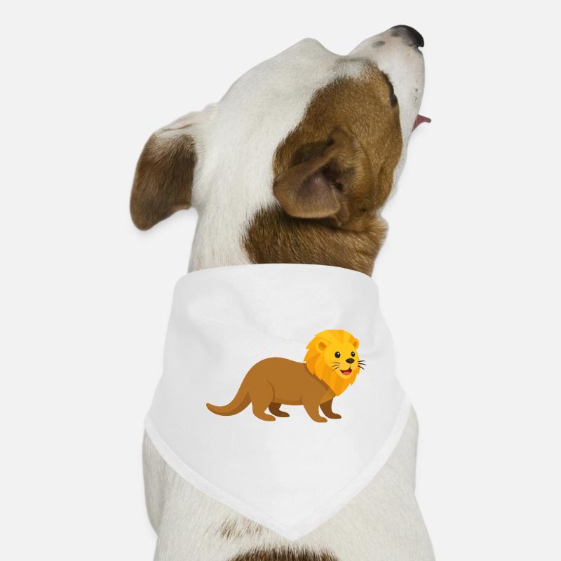 The cute otter lion Dog Bandana