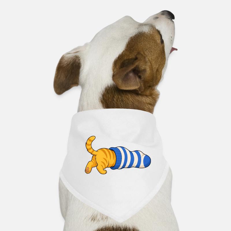 Cat in the sock Dog Bandana