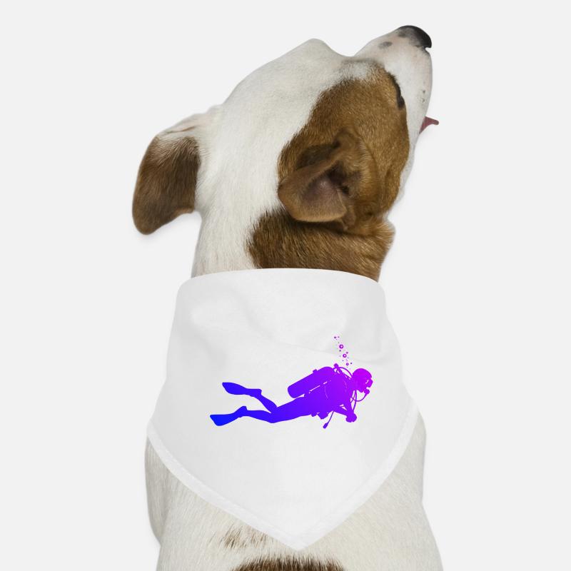 Conception de plongée à puissance Bandana pour chien