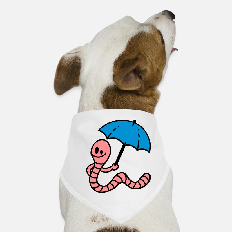 Regenwurm Hunde-Bandana