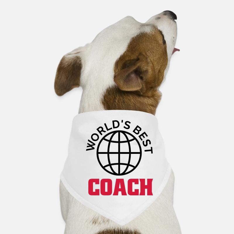 worlds best coach Bandana pour chien