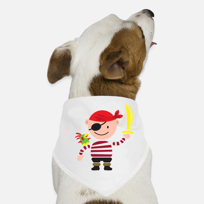 Petit pirate avec le perroquet Bandana pour chien