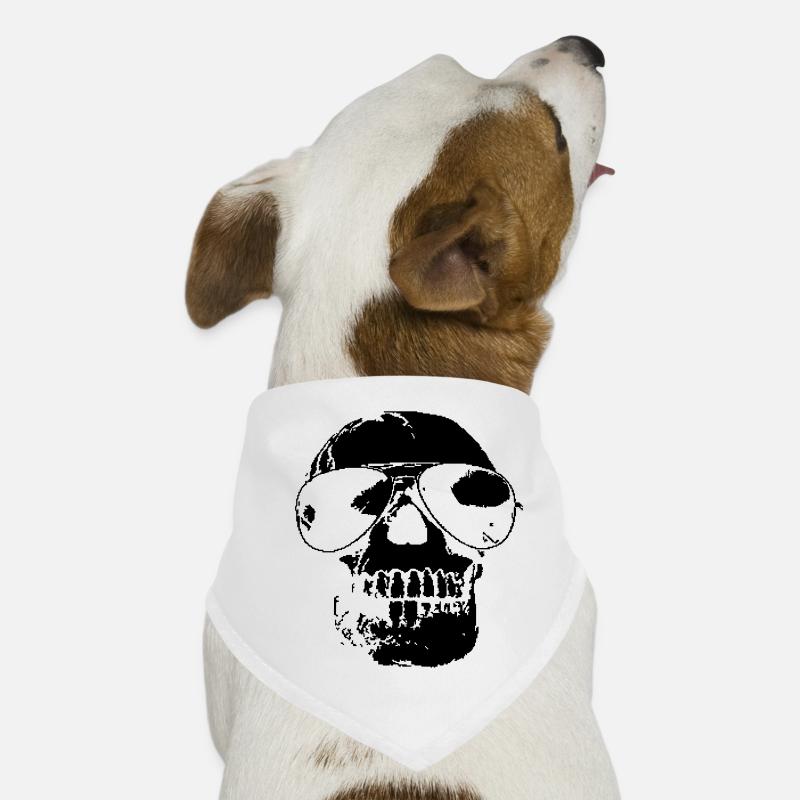Totenkopf Hunde-Bandana
