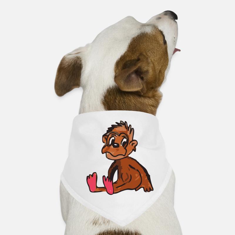 monkey Affe Hunde-Bandana