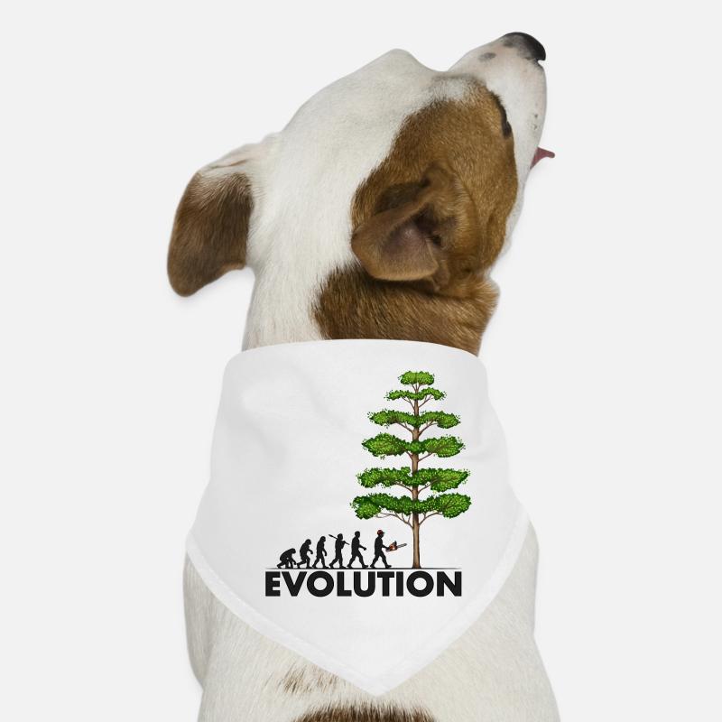 Tronçonneuse Evolution Grey Big Tree Bandana pour chien