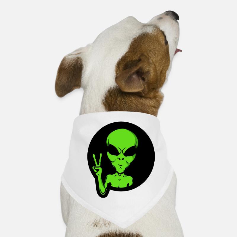 Alien OVNI Bandana pour chien