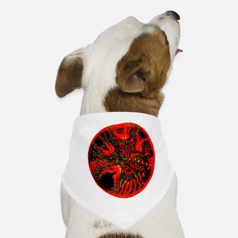 Ragnarok - Hunde-Bandana - Weiß