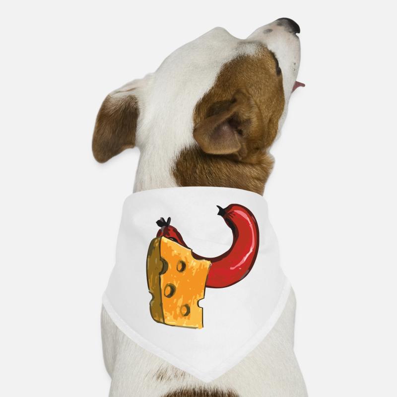 wurst und kaese Hunde-Bandana