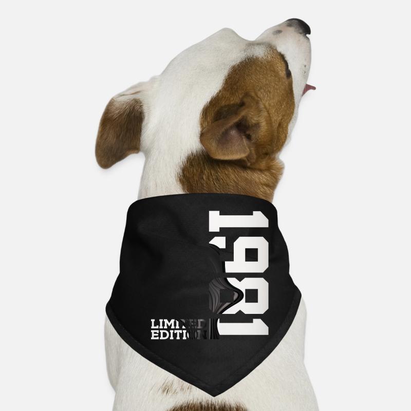 ÉDITION LIMITÉE 45E ANNIVERSAIRE 1981 Bandana pour chien