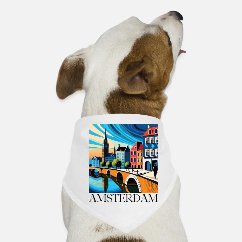 AMSTERDAM Hunde-Bandana