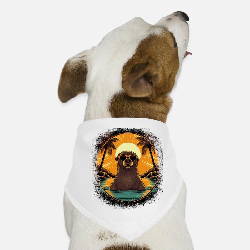 funny sayings otter animal lover present idea Hunde-Bandana