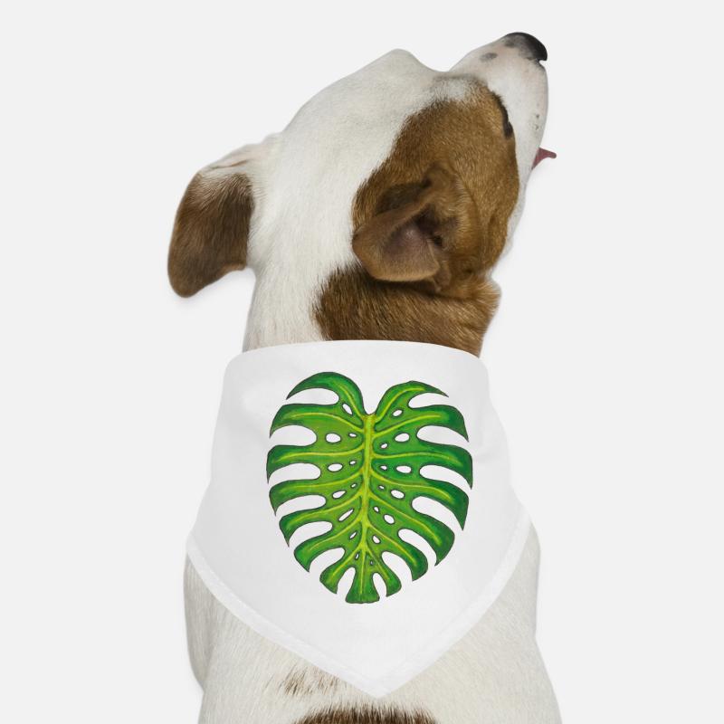 Monstera / Feuille Bandana pour chien
