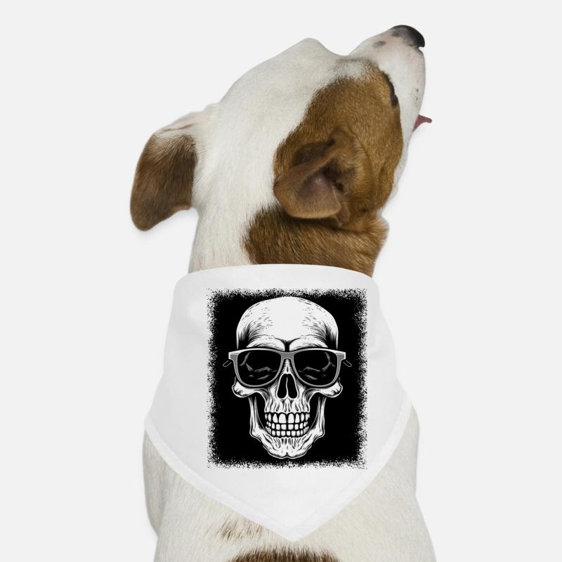 Awesome Dead Geek Back Print Dog Bandana