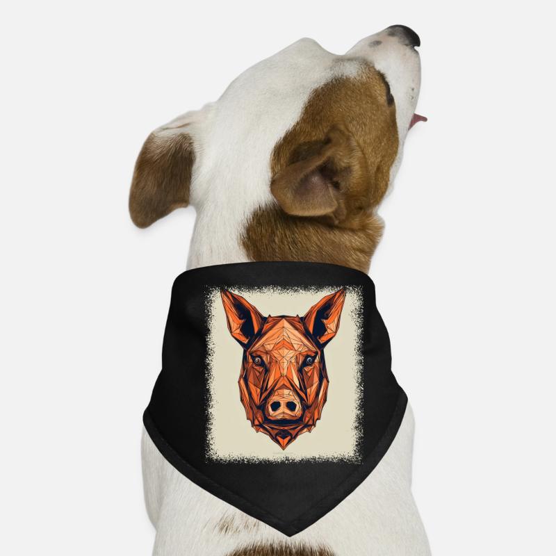 cute guinea pig animal lovers statement Hunde-Bandana