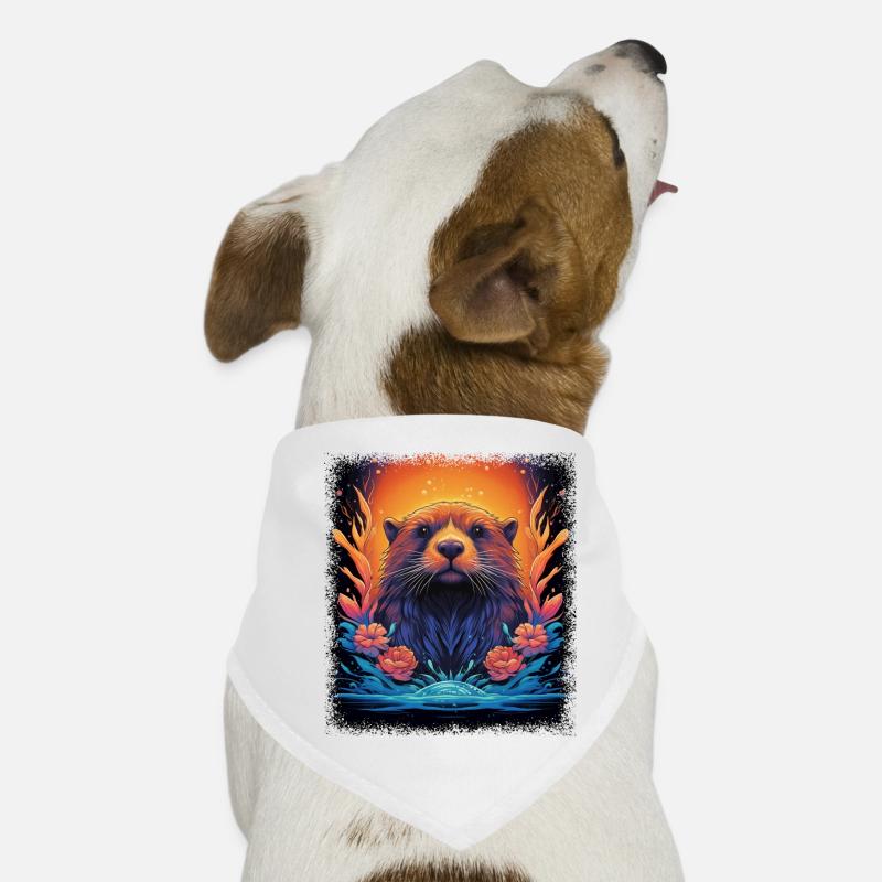 beer statement joke kids cute present idea happy Dog Bandana