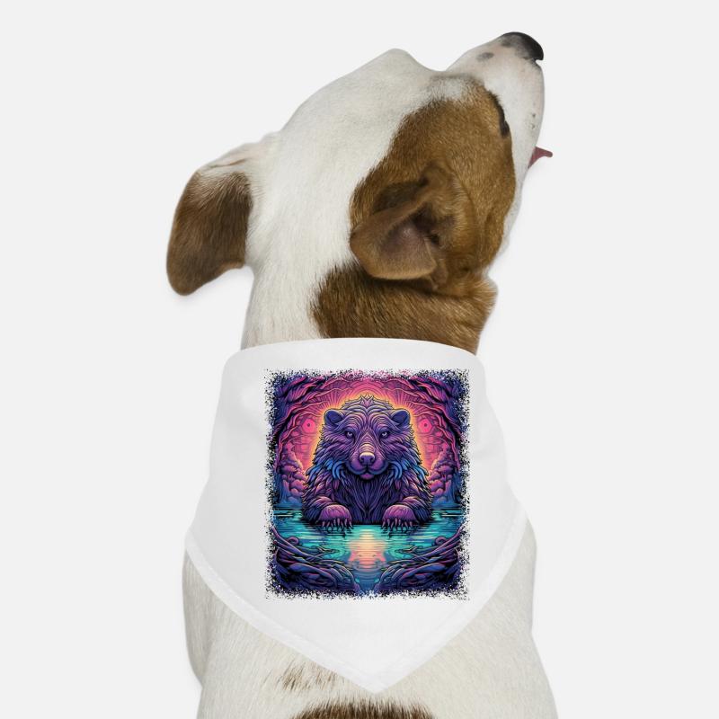 peace symbol green fun gift idea peace for paris Dog Bandana
