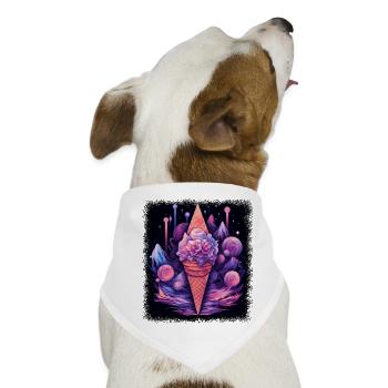 programming language gift computer - Hunde-Bandana - Weiß - Vorne