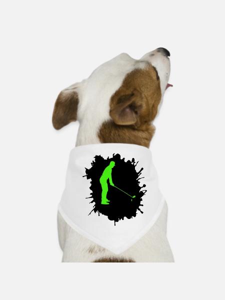 Golf Blobs - Bandana pour chien - blanc - Devant