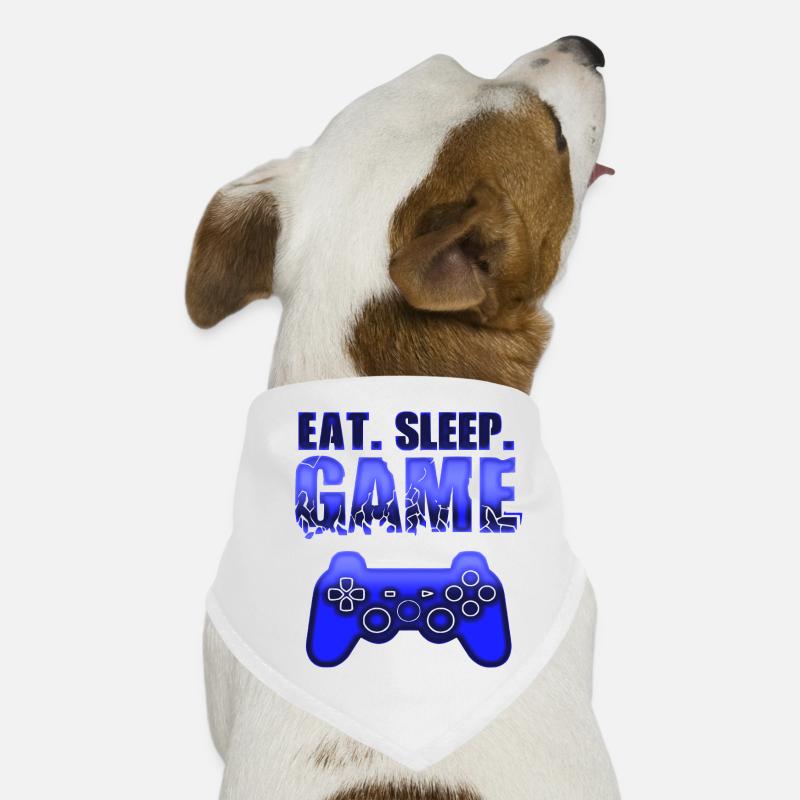 Gamer Game Play Online Computer Gaming Arcade Neon Dog Bandana