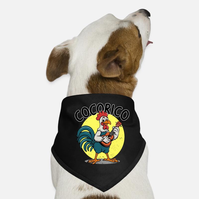 Gitarre Hunde-Bandana