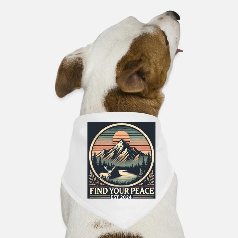 Alpen Ruhe Hunde-Bandana