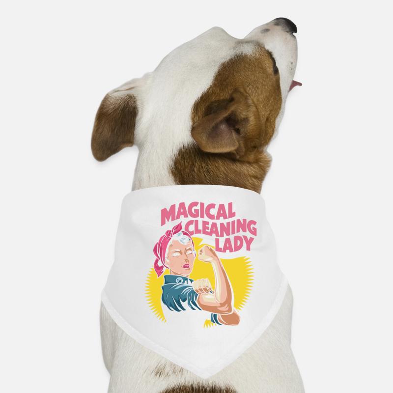 For humorous cleaning professionals Dog Bandana
