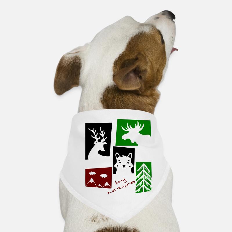 Forêt et nature chevreuil Bandana pour chien