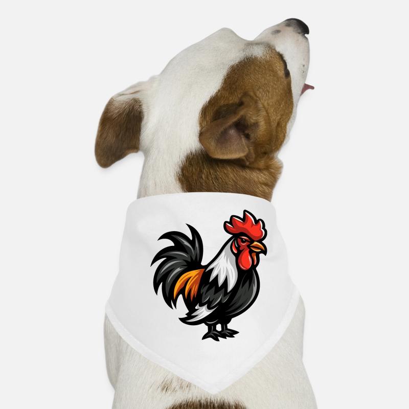 Coq Bande Dessinée Bandana pour chien
