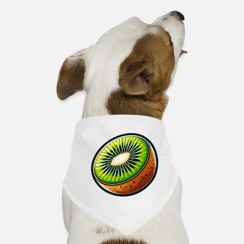 Bright Kiwi Slice Dog Bandana