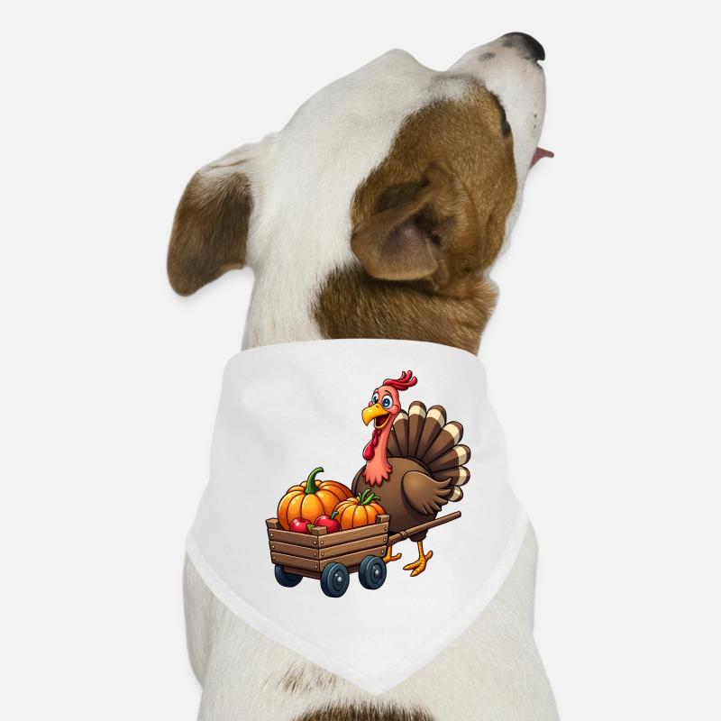 Thanksgiving Drôle Dinde de Thanksgiving Bandana pour chien