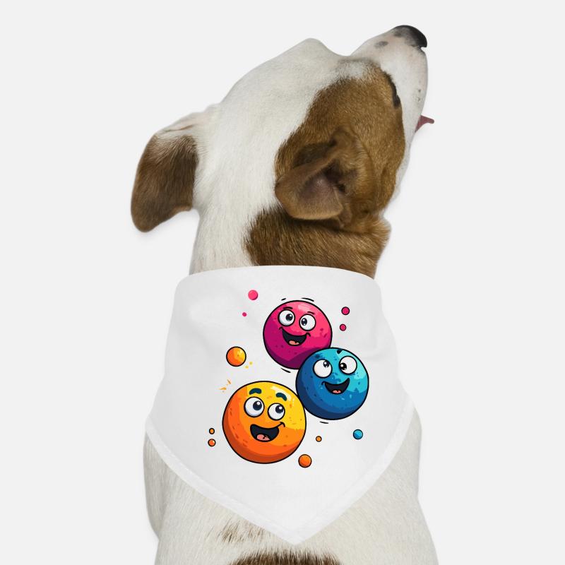 Amis colorés de la planète Bandana pour chien