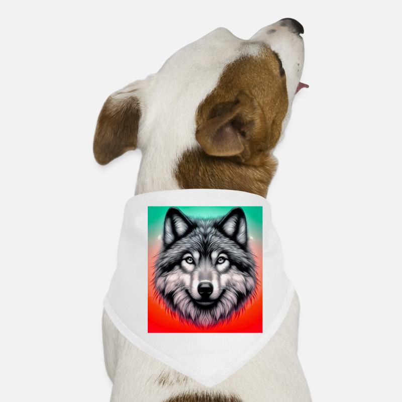 Wolf Hunde-Bandana