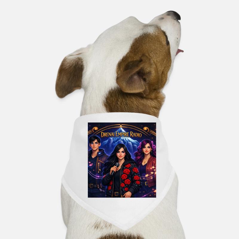 Radio Banner Tee Dog Bandana