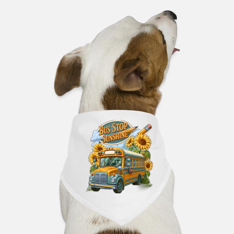 Bus Stop Sunshine Dog Bandana