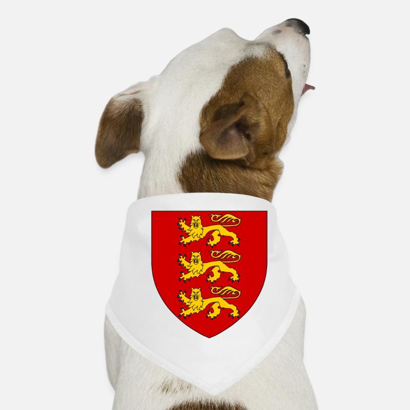 Mittelalterliches heraldisches Wappen Englands Hunde-Bandana