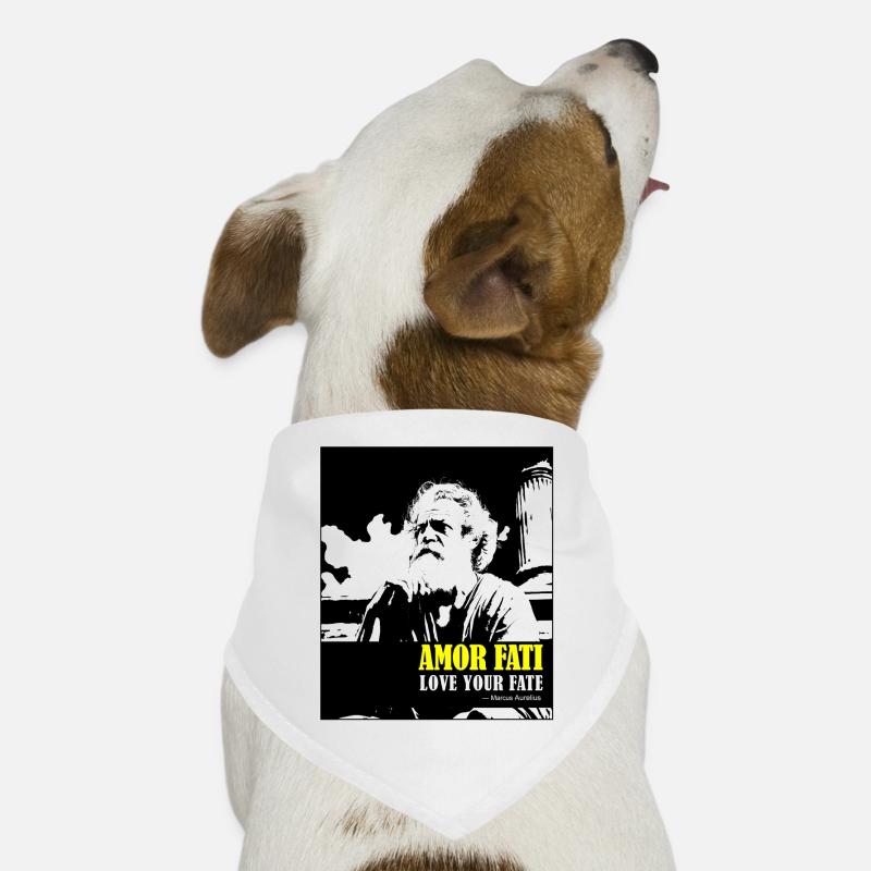 Amor Fati Marcus Aurelius Liebe dein Schicksal Hunde-Bandana