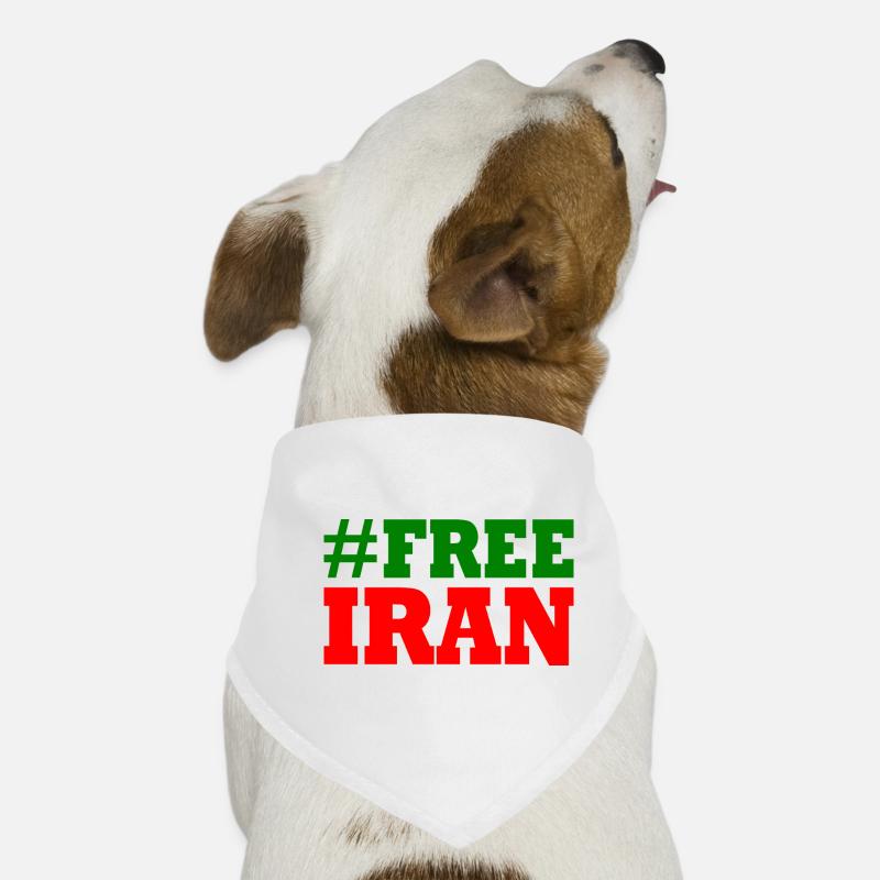 Free iran Bandana pour chien