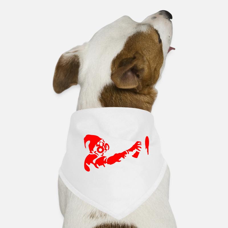 Graffiti Stencil Hunde-Bandana