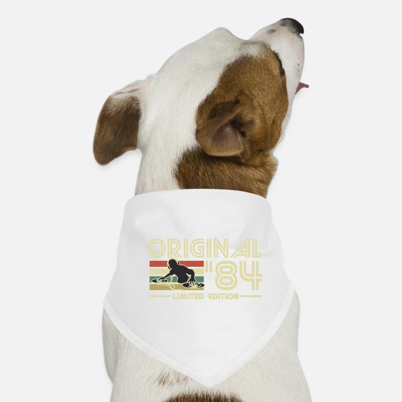 1984 - Dog Bandana - white