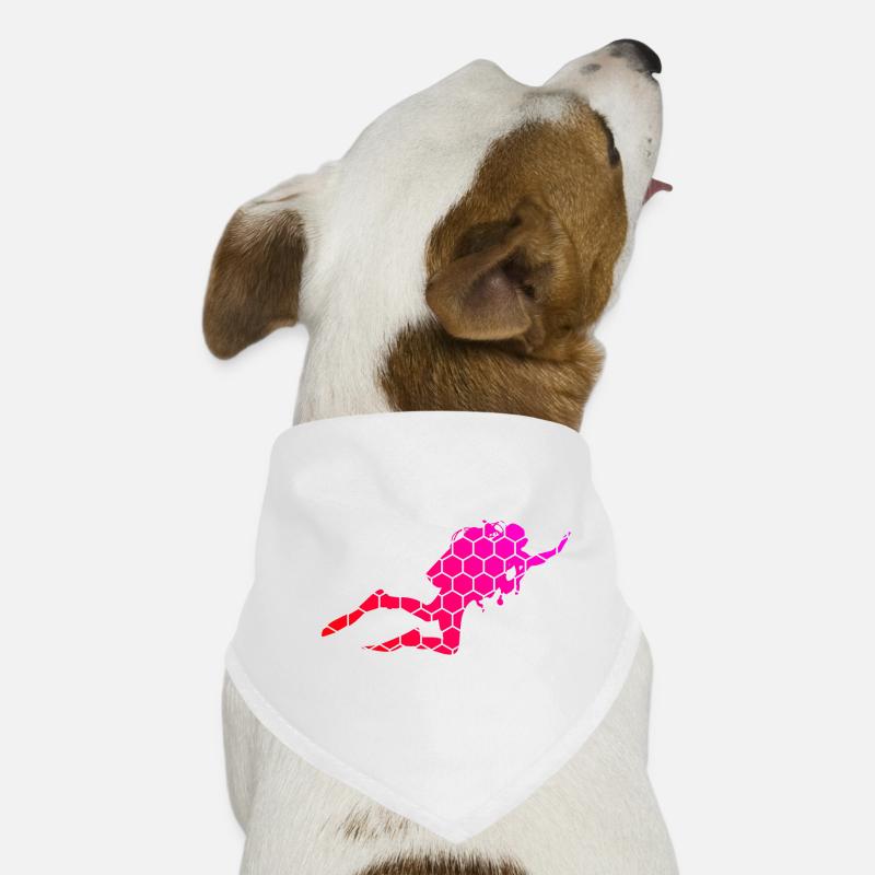 Plongée Hommes Apnée Plongeur Plongée sous-marine Bandana pour chien