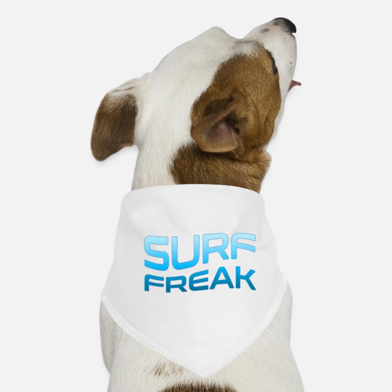 Surf Freak Blue Wave Style Hunde-Bandana