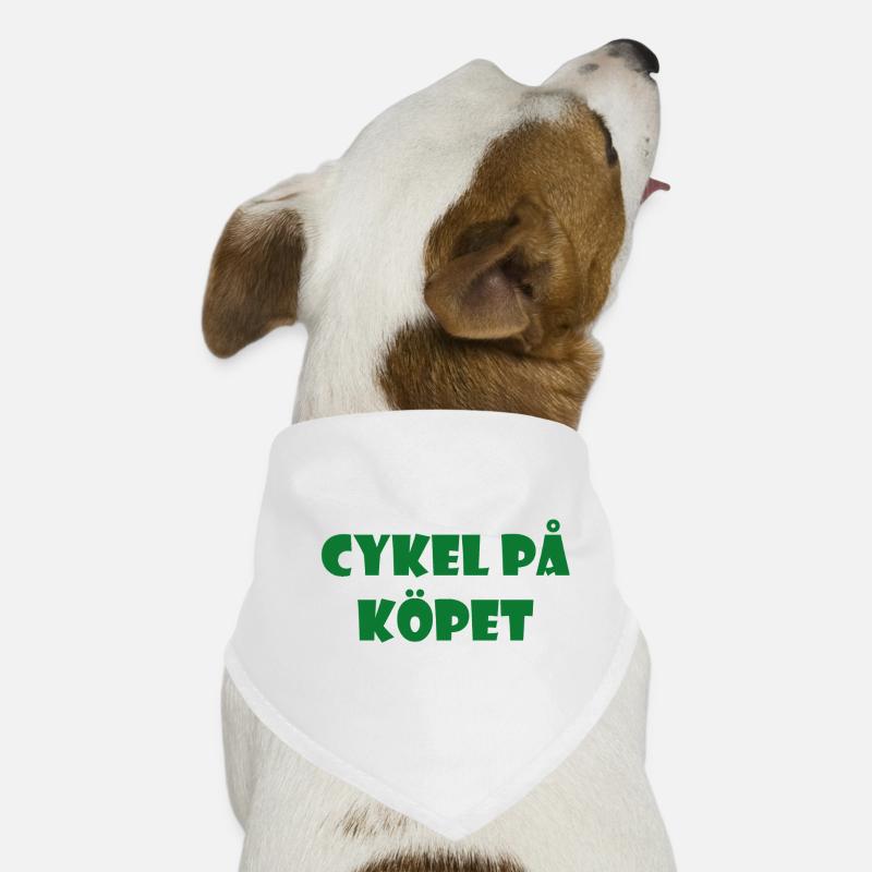 Bicycle in the Bargain – Textdesign Hunde-Bandana